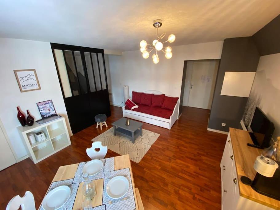 Vignec/Saint-Lary - T2 Cosy Avec Balcon & Piscine 아파트 외부 사진